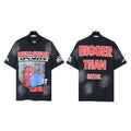 2026 New Trendy American Retro H Hell Star Series Printed T-Shirt