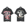 2026 New Trendy American Retro H Hell Star Series Printed T-Shirt