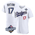 morrishop LA.Dodgers #17 Shohei Ohtani Player Gold White World Series 2026 Collection Stadium Limited Elite Stitched Jerseys