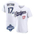 morrishop LA.Dodgers #17 Shohei Ohtani Player Gold White World Series Meet 2026 Collection Stadium Limited Elite Stitched Jerseys