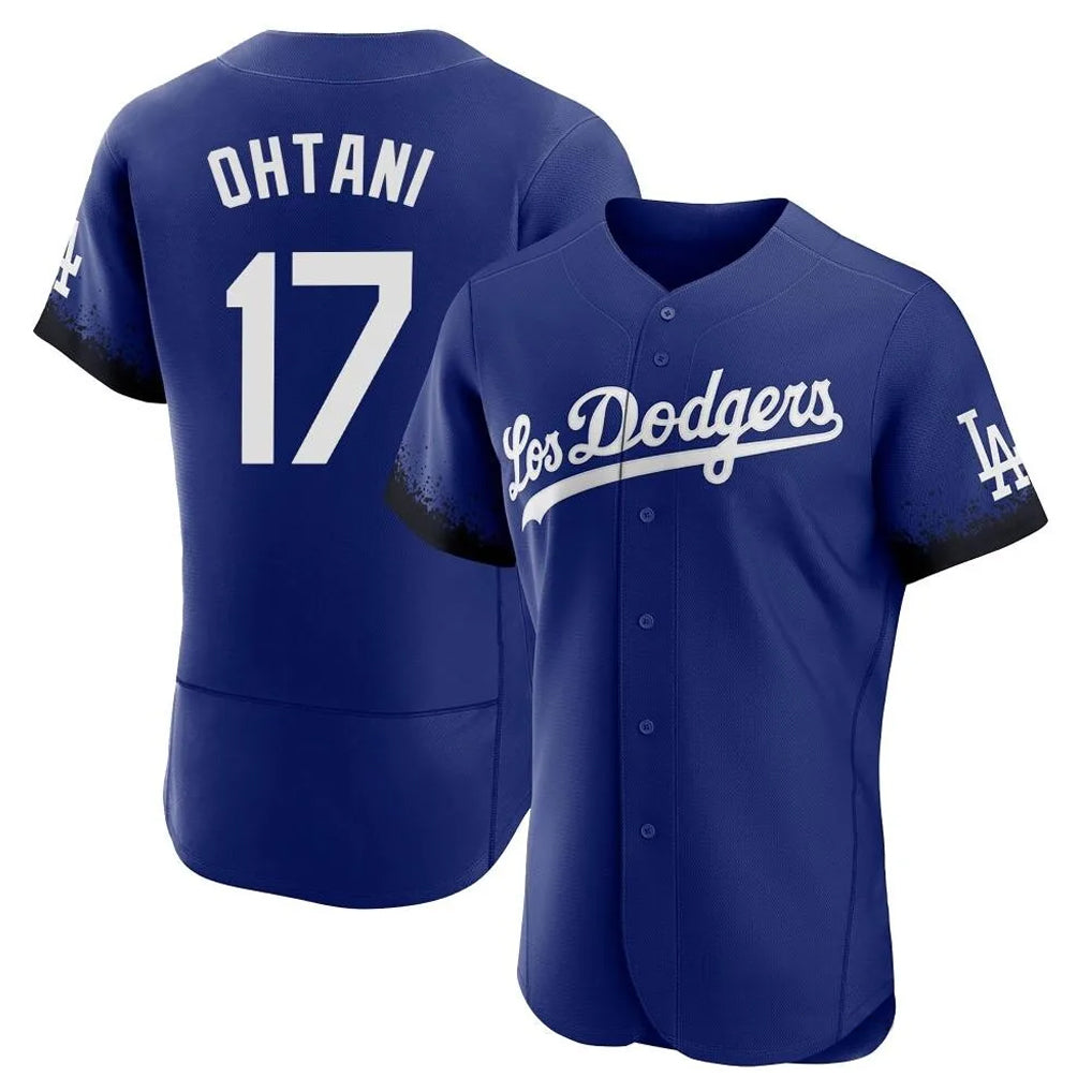 morrishop LA.Dodgers #17 Shohei Ohtani Player Royal City Connect Elite Home Stitched Jerseys