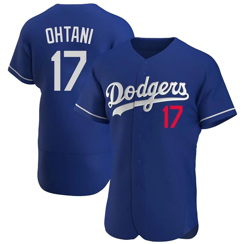 morrishop LA.Dodgers #17 Shohei Ohtani Player Royal Limited Elite Home Stitched Jerseys