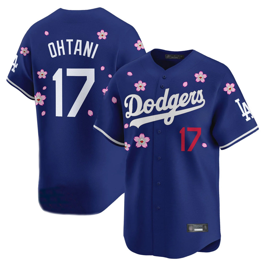 morrishop LA.Dodgers #17 Shohei Ohtani Player Royal Tokyo Series Vapor Premier Limited Stitched Jerseys