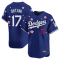 morrishop LA.Dodgers #17 Shohei Ohtani Player Royal Tokyo Series Vapor Premier Limited Stitched Jerseys