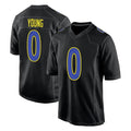 Morrishop LA.Rams #0 Byron Young Player Black Fashion Limited Home Game Stitched Jerseys