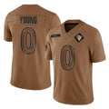 Morrishop LA.Rams #0 Byron Young Player Brown Salute To Service Limited Stitched Jerseys