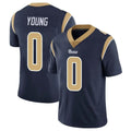 Morrishop LA.Rams #0 Byron Young Player Navy Limited Vapor Untouchable Home Game Stitched Jerseys