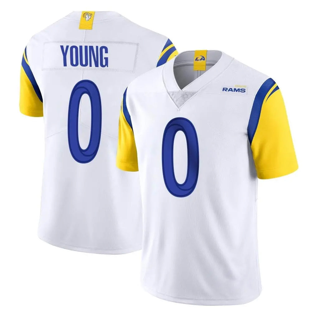 Morrishop LA.Rams #0 Byron Young Player White Limited Vapor Untouchable Home Game Stitched Jerseys