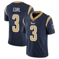 Morrishop LA.Rams #3 Kam Curl Player Navy Limited Vapor Untouchable Home Game Stitched Jerseys