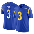 Morrishop LA.Rams #3 Kam Curl Player Royal Limited Vapor F.U.S.E. Home Game Stitched Jerseys